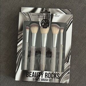 MACBETH COLLECTION Beauty Rocks Rhinestone Bling Brush Set 5 pieces NEW
